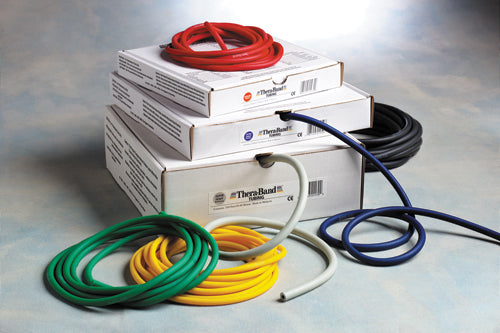 Thera-Band Resistive Exercise Tubing- 100 Ft.- Tan - GlobalMedicalSpecialists.com