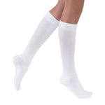 Jobst Activewear 30-40 Knee-Hi Socks White  XL Full Calf - GlobalMedicalSpecialists.com