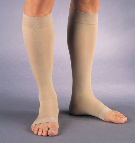 Jobst Relief 20-30 Knee-Hi Open-Toe Small Beige (pair) - GlobalMedicalSpecialists.com