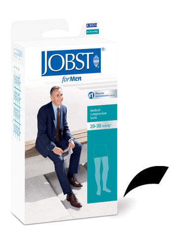 Jobst for Men 20-30 Thigh-Hi X-Large Black - GlobalMedicalSpecialists.com