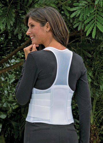 Cincher Female Back Support Medium White