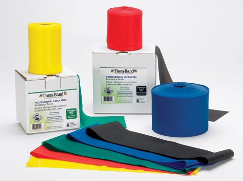 Thera-Band Latex Free- 25 Yard- Black - GlobalMedicalSpecialists.com