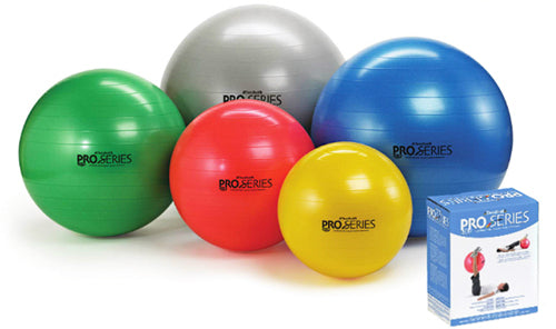 Pro-Series Exercise Ball Slow-Deflate Yellow 45cm. - GlobalMedicalSpecialists.com