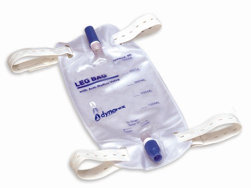 Leg Bag-Medium  600 ml w/Valve Bx/12 - GlobalMedicalSpecialists.com