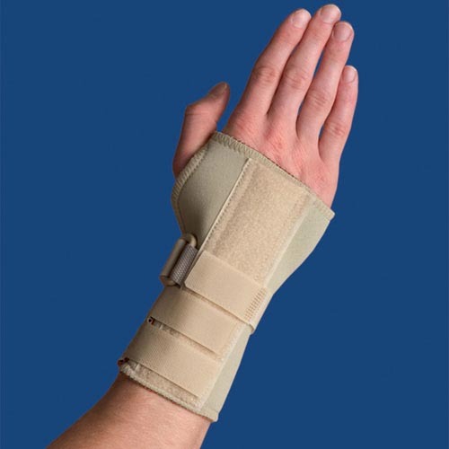 Thermoskin Carpal Tunnel Brace With Dorsal Stay  Small Left - GlobalMedicalSpecialists.com