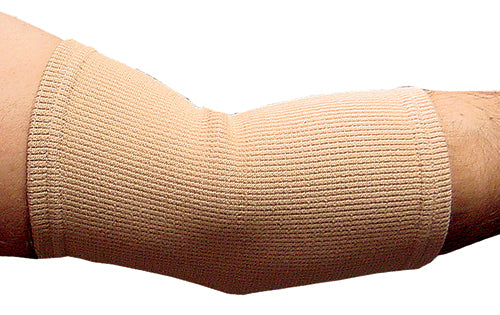 Elastic Elbow Support  Beige Medium  9 -10 - GlobalMedicalSpecialists.com