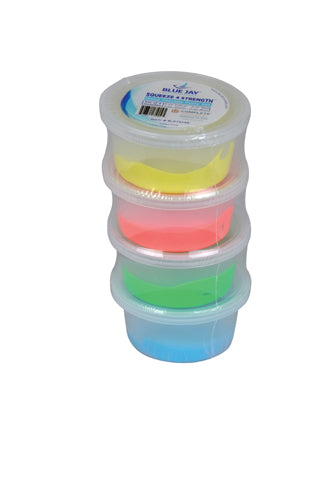 Squeeze 4 Strength  2 oz. Hand Therapy Putty   Set of 4 - GlobalMedicalSpecialists.com