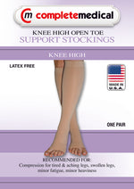 Firm Surg Weight Stkngs Medium 20-30mmHg  Below Knee Open Toe