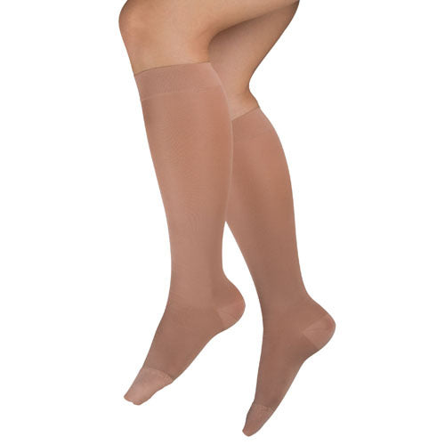 MicroFiber Moderate  XL 15-20mmHg  Knee Highs  Beige - GlobalMedicalSpecialists.com